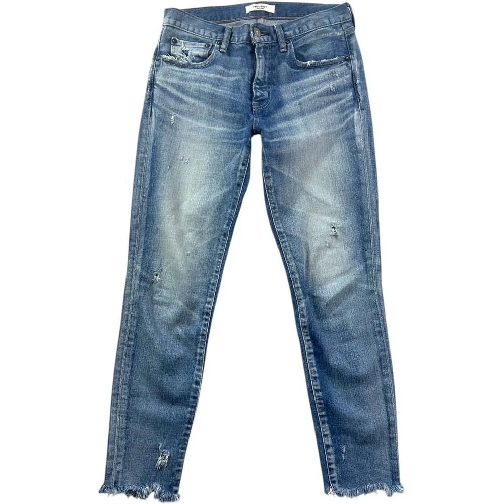 Moussy Vintage Glendele Distressed Jeans Size 27